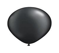 Ballons Noir Métallique 30cm - 50 pièces