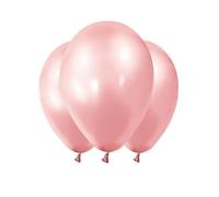 Ballons - Non spécifié - 12 Ballons métallisés rose gold - 28 cm - Biodégradables - Hélium possible