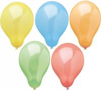 Ballons PAPSTAR "Rainbow" couleurs assorties en caoutchouc naturel 10 pièces