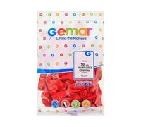 Ballons pastel coeur rouge 50pcs