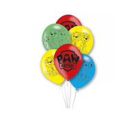 Amscan Ballons en latex Pat Patrouille – 6 pièces 27,5 cm – Multicolore