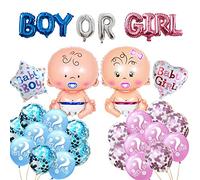 Ballons pour Fête de Révélation du Sexe - Décoration de Fête Prénatale pour Filles ou Garçons - Équipement pour Fête de Genre