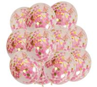 Ballons pour fêtes confettis - Ballon à paillettes dorées en latex de 12 pouces, décoration multicolore, rempli de papier doré | Mariage Shower Anniversaire Célébration événement D