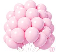 Ballons Rose 100 Pièces, Latex Hélium 12 Pouces Mariage Anniversaire Ballon | Non Toxique, Longue Durée, Rose Ballons Pour Fête Prénatale, Révélation Du Sexe, Anniversary, Saint-Valentin, Baby Shower
