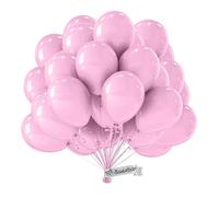 Ballons Rose Premium • 50 Pièces • Fabriqué en UE • BIO • 100% Latex Naturel • CO2 Compensé • Gonflable • Pastel • Pour Anniversaire