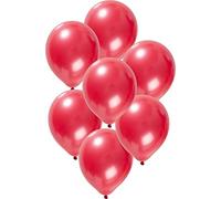 Folat-Ballons rouges métallisés 30 cm-50 pièces Métallique 30cm-50, 19135, 50er Pack