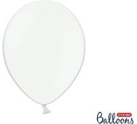 Ballons solides, 30cm, 10 pièces, adaptés à l'hélium, choix de couleurs:Pastel Pure White
