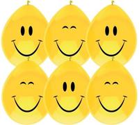 ballons sourire jaune 6 pièces 30 cm
