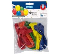 Ballons Stylex, circonférence 75cm, compatible hélium, 15 ballons