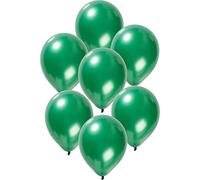 Folat-Ballons Vert Foncé Métallique 30cm-50 pièces, 19134