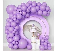 Ballons Violet,84 Ballons Guirlande Violet,18 12 10 5 pouce Violet Arche Ballon Anniversaire, Kit Arche Ballon pour Anniversaire Decoration Mariage Baby Shower Bapteme