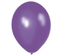 Ballons Violets Métalliques 30cm - 100 pièces