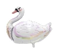 Ballons zèbre en aluminium pour mariage, cygne, 85 cm (paquet de 2)