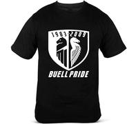 balloo Buell Motorcycle Sports Racing Riders Superbikers Mens Tee T-Shirt Manches Courtes(Medium)