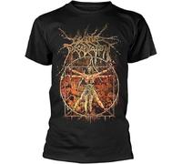 balloo Cattle Decapitation 'Vitruvian' (Black) T-Shirt - New & Official! Manches Courtes(Medium)