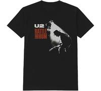 balloo U2 Rattle and Hum The Edge Bono Tee T Shirt Mens Unisex Manches Courtes(X-Large)