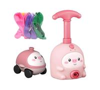 Balloon Car Toy Kit, Interactive Goody Bag Stuffers, 4.7x3.9 Inch Racer with High-Speed Build, Professional Inflatable Pump Racing Car, -Resistant Polymer with Modern Style, Gear for Birthdays