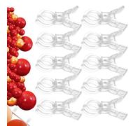 Balloon Clips,10 Pieces Spring Clamps for Decoration, Party Supplies with Reusable Design, Party Decor for, Wedding, Birthday, Woodworking, Home, Craft and Diy Events, 3.54x1 Inches