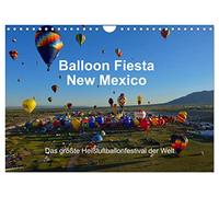 Balloon Fiesta New Mexico (Wandkalender 2026 DIN A4 quer), CALVENDO Monatskalender: Das größte Heißluftballonfestival der Welt.