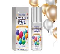 Balloon Gloss Spray, Shiny Decorative Mist 60ml, Party Balloon Brightener, Long-Lasting Shine Enhancer, Event Prep Tool for Birthday Home Indoor Outdoor Festival Travel Celebration Wedding Use