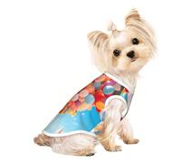 Balloon in The Sky Gilet d'été pour chien - Vêtements mignons pour chiens de petite et moyenne taille