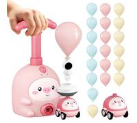 Balloon Launcher Toy, Air Powered Animal Balloon, Interactive Physics Propulsion Play Kit, Air Powered Car Toy for Preschooler Home School Bedroom Study Playroom Birthday, 7.68x5.31x4.13 Inches