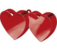 BALLOON WEIGHT:DOUBLE HRT red