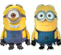 BALLOONSHOP Set de 2-30 ""Despicable Me Minion Foil Ballons Dave et Stuart (CS126 + CS141)