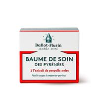 Ballot Flurin - Baume Soin Pyrénées BIO - Propolis noire - Protège et répare peau & lèvres- Fabriqué en France - Certifié Comébio - 30 ml