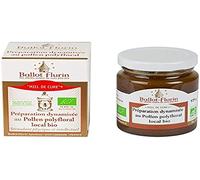 Ballot-Flurin - Miel de Cure au Pollen polyfloral local bio - Vitalité & Immunité - Pollen polyfloral dynamisé - 100% Bio - Fabriqué en France - 125g