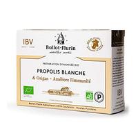 Ballot-Flurin - Préparation Dynamisée Ampoules buvables - Immunité Adulte & Résistance - Propolis Blanche & Origan - 100% Bio - Fabriqué en France - 10 Ampoules de 10ml