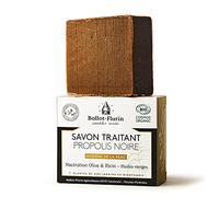 Ballot-Flurin - Savon Traitant Propolis Noire - Hygiène renforcée • Réduit brillances et point noirs • Saponifié à froid - 100% bio - Certifié Cosmos Organic - 100g