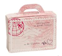 Ballotin carton Valise mariage Voyage