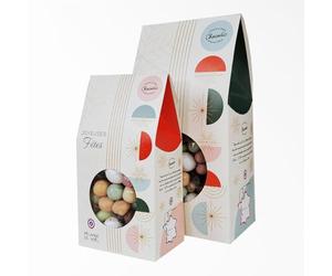 Ballotin mélange gourmand de noël | moulage de noël | Chocolat Noel artisanal Chocodic (400g)