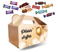 Ballotin Plaisir d'Offrir et son assortiment de 100 chocolats Milka, Célébrations, Daim, Toblerone