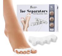 Ballotte - Ecarteur Orteil/Separateur Orteil Premium (Lot de 6) | Redresseur pour les Pieds, Correcteur d'Oignon Pied, Orthese Hallux Valgus