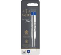 Ballpoint Pen Refills Medium Point Blue Quinkflow Ink 2 Pack