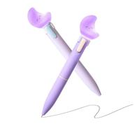 Ballpoint Pens - 2 Pieces Glowing Office Stationery, Smooth Twist Gel Ink, Ergonomic Writing Instrument | Teachers Educators Tool, For Scrap Bookers Journaling Studying Crafting Sketching School