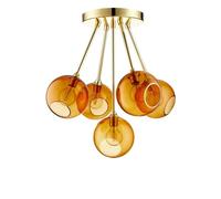 Design By Us - Ballroom Molecule Suspension Laiton/Ambre Design by Us