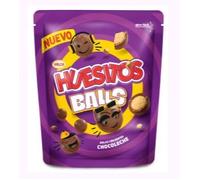 Balls Boules Croustillantes Chocolat et Biscuit, Pack de 3 Boîtes de 140g