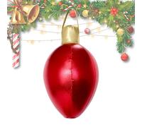 Balls de Noël gonflables pour l'extérieur, décorations de Noël gonflables | décorations en PVC 28 x 15 cm avec lumières pour extérieur, jardin, pelouse, arbre piscine, fenêtre porte