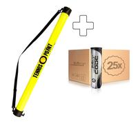 Balls Unlimited 25 tubes de 4 Code Black + ramasse balles forme tube