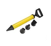 BALLSHOP Pistolet à mortier, pompe à mortier manuelle, seringue à béton avec accessoires, seringue à mortier DIY, pompe à mortier manuelle, presse à mortier, seringue commune avec 4 buses (1X)