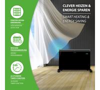 Chauffage Électrique Convecteur Anti-Gel Appareil De Chauffage Radiateur