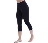 Bally Total Fitness Legging pour Femme Taille Haute avec contrôle du Ventre Noir Taille M