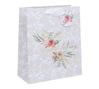 Ballyhoo Sac cadeau de félicitations pour anniversaire et autres célébrations Multicolore 25,3 x 21,5 x 10,2 mm