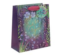 Ballyhoo Sac cadeau Happy Birthday Medium Enchanted Pool, Just for You, 25,3 x 21,5 x 10,2 mm, multicolore