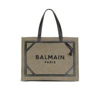 Balmain - B-Army 42 Canvas Tote Bag - Femme - Sacs - Vert - Taille: ONE Size