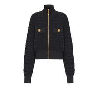 Balmain - Bomber en tweed - Femme - Vestes - Noir - Taille: 38 FR