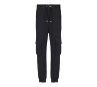 Balmain - Cargo joggers with Paris print - Homme - Pantalons - Noir - Taille: XL